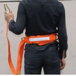 HUAWELL Safety Belt with Adjustable Lanyard, Climbing Harness